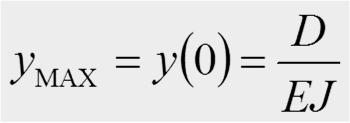 2. Calcolo di y(x) e y MAX e quindi, se y MAX Y