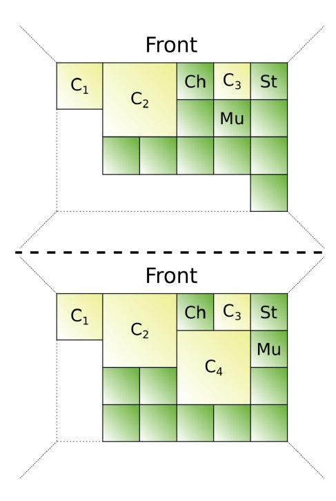 con la regola speciale Primo in Rango si trovano il più avanti possibile, riempire il vuoto da essi lasciato con i modelli R&F dei ranghi posteriori.