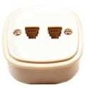 Filtro ADSL plug /4 doppio plug