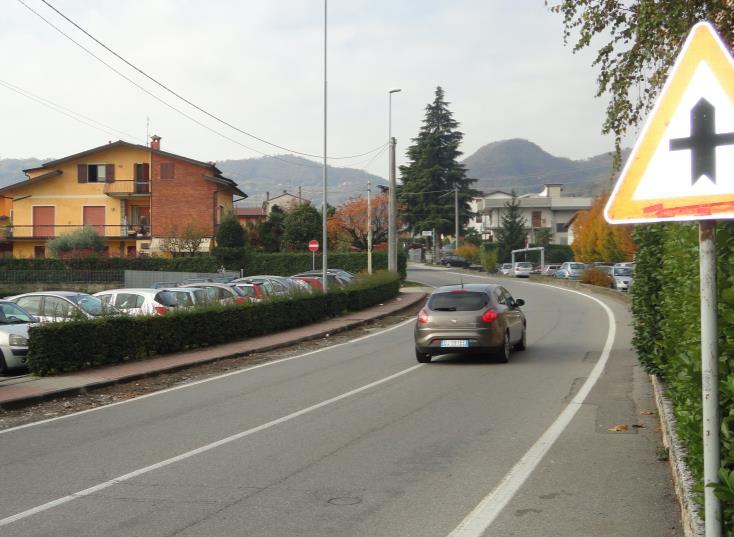 Provinciale SP 82 Basso Sebino (Bg) PRIMA Dal primo questionario luglio 2012 Comportamenti e Salute Asl Bergamo ai lavoratori, è emerso il pericolo nell attraversamento pedonale sulla trafficata