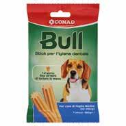offerte valide dal 26 luglio al 22 agosto BULL STICK DENTAL snack per cani di