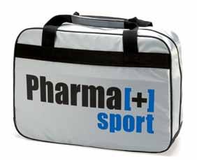Hand bag made of durable nylon and washable, of medium capacity, full of medical devices for first aid in the field or in the gym.