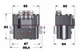 Alimentazione Poli Amperaggio Dimensioni 12/24 1 40 A 50x87x67 RE 91055 12/24 1 50 A 50x87x67 RE 91056 12/24 1 60 A 50x87x67 RE 90077 12/24 1 80 A 50x87x67 RE 90078 12/24 1