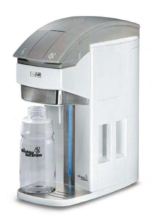 Trattamento acqua potabile NO Apparecchiatura per il trattamento dell acqua potabile con gasatore CO 2,filtro composito sterilizzato e luce battericida UV-C.