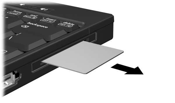 Smart Card (solo su alcuni modelli) Rimozione di una Smart Card Per rimuovere una Smart Card:»