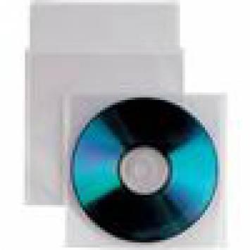 Codice: 353304 BUSTE TRASPARENTI PORTA CD/DVD INSERT SEI ROTA - CON PATELLA - NON ADESIVE - 430101 (CONF.