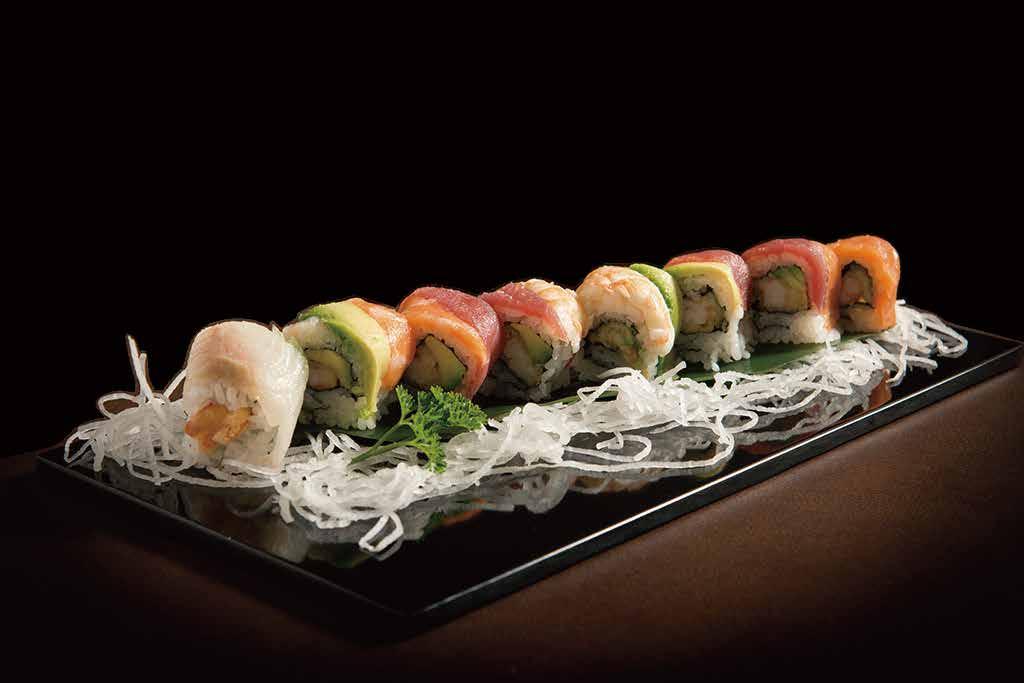 ROLLS Uramaki speciali 8 pz 88 RED ROLL... scaglie di tempura, maionese piccante con salmone all esterno 9,00 89 90 91 92 93 94 95 96 97 SOFT ROLL.