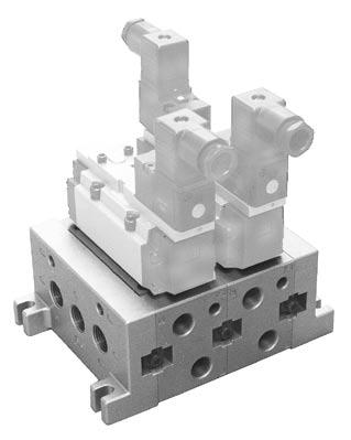 VS7 6 8 Codici di ordinazione del manifold Caratteristiche * ) Disponibili per taglie manfold ISO1 ed ISO e comuni ad esse e serie di valvole VS7-6/8 e VQ7-6/8.