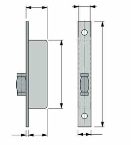 Serrature verticali Vertical locks,5 2 F 8 0 8 0 2 26 F