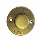 Accessori per serrature Serie 90 Accessories for 90 Series Pulsante meccanico in ottone Brass mechanical push button 090 00 000 5 0 Coppia contatti elettrici in nylon Pair of nylon electric