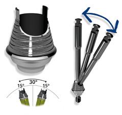 Possono lavorare (secco e bagno) agevolmente tutti i tipi di materiali, tra cui: cere, PMMA, zirconia, Ti, CrCo e vetro-ceramiche.