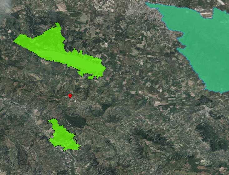 L intervento riguarda un area in cui insistono 3 siti di interesse comunitario: ZPS IT 9220135 Gravine di Matera, ZPS 9220144 Lago San Giuliano e Timmari e SIC-ZPS IT9220255 - Valle Basento -