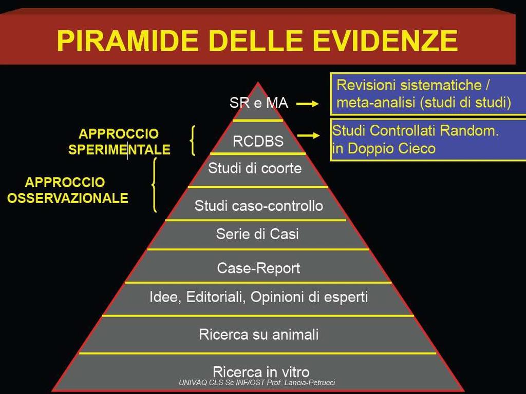 Lancia, Loreto (2008), Corso di metodologia della ricerca infermieristica <http://www.