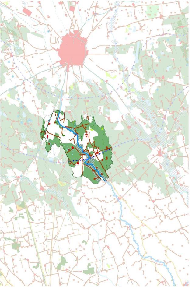 e cancellazione/omologazione elementi identitari formazione di conurbazioni urbane (residenziali e produttive) tendenti alla saldatura delle urbanizzazioni (in particolare Rozzano e Opera)