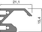 Profili e disegni tecnici/ Profiles and technical drawings In questa sezione sono inclusi tutti profili lineari presenti nella gamma Ilti Luce.