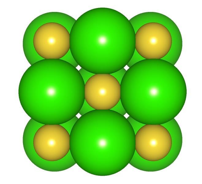ottaedrica (Na + circondato da 6 ioni Cl