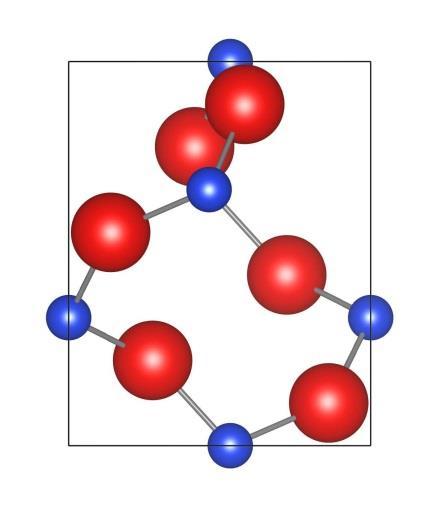 In totale la cella contiene 6* ½ = 3 Si e 6 O da cui il rapporto Si:O = 1:2.