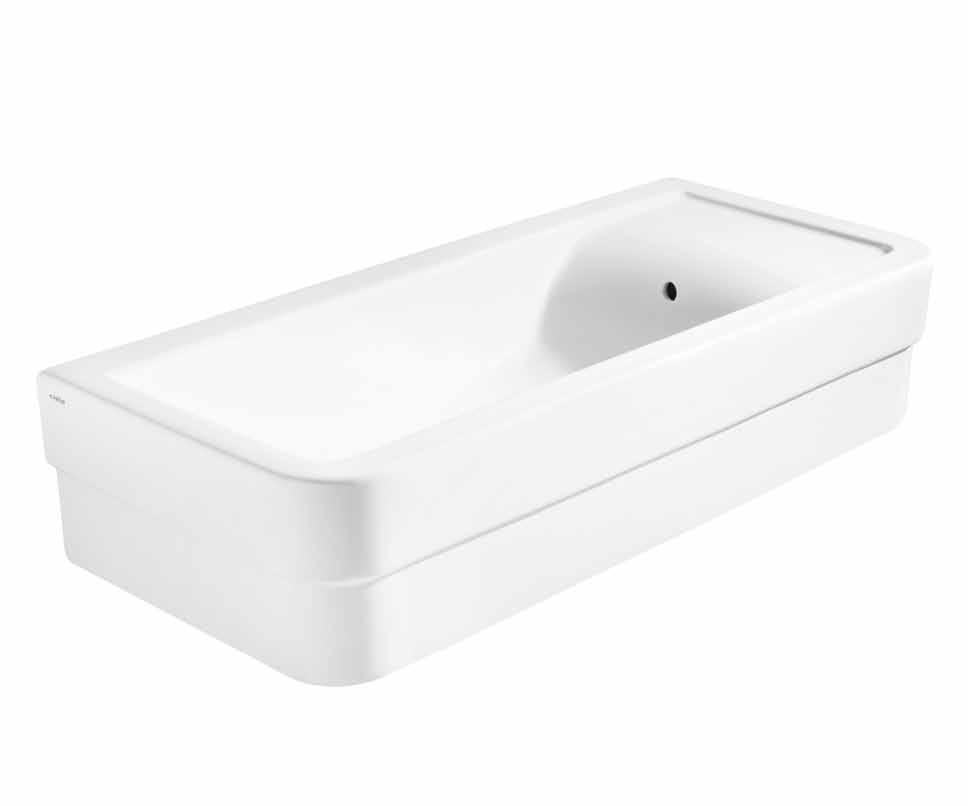 finish Bianco / White lavabo Comfort 100 / Comfort