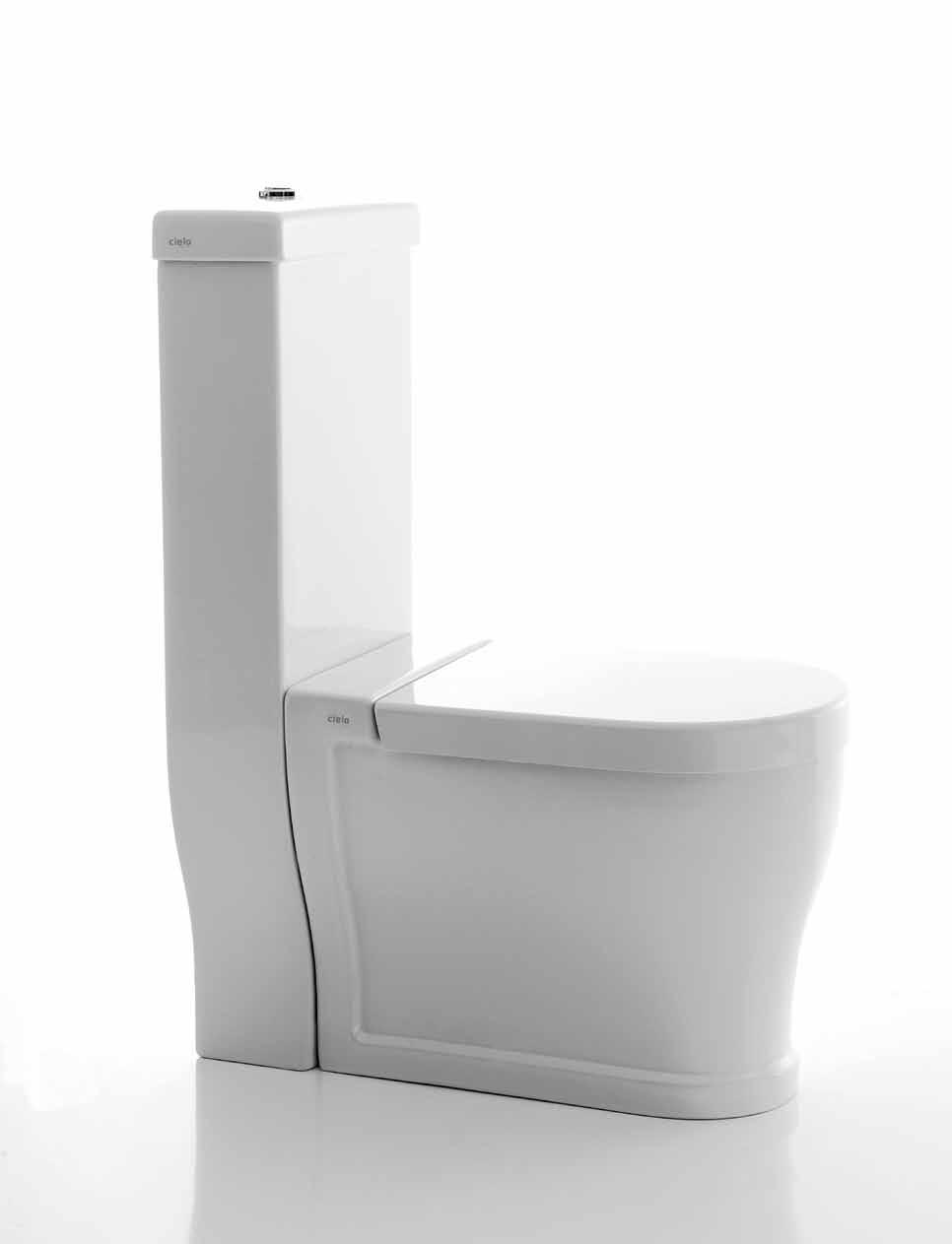 / finish Bianco / White vaso a terra Quadro + cassetta back to wall Quadro wc +