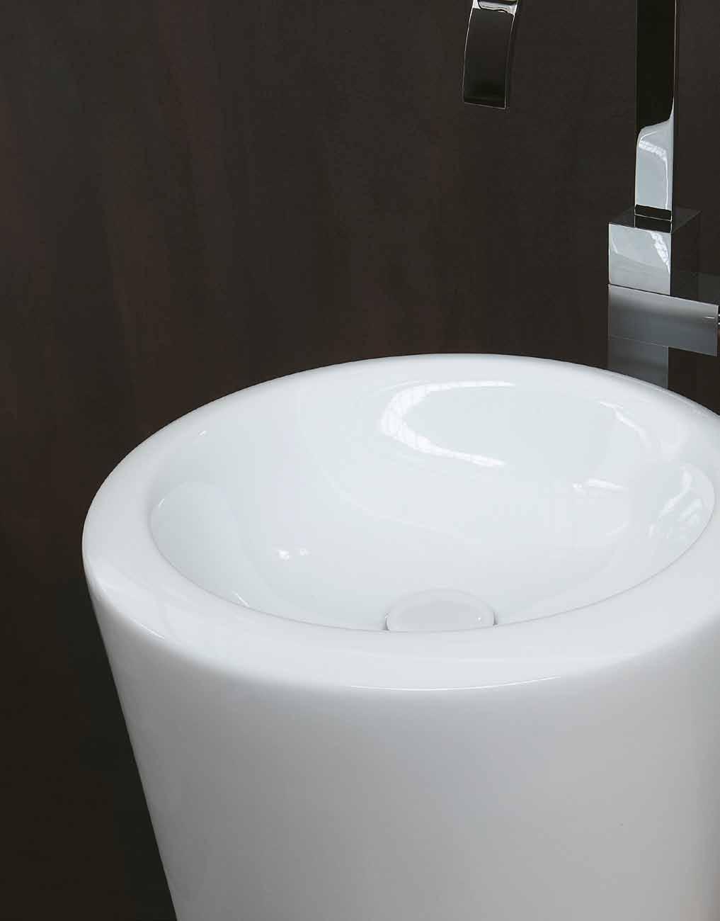 Talco lavabo freestanding freestanding washbasin 45 x 45 x 82h - FLFREEC/P finitura / finish