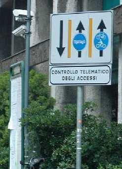 nelle corsie riservate al TP: 9 varchi controllo accessi