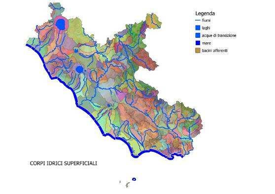 In questo senso le unità di riferimento dell aggiornamento del piano di tutela sono costituite da: Tipologia Numero corpi idrici di riferimento Fiumi 181 Laghi 16 Acqua sotterranee 55 Acqua