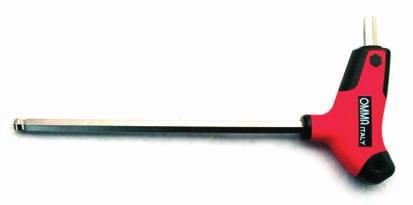 WRENCHES - CHIAVI DI MANOVRA Serie chiavi due teste maschio esagonale piegate con impugnatura ergonomica acciaio al cromo vanadio - nichelate