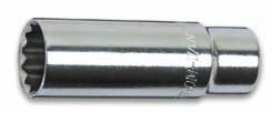 cromo vanadio - cromate /2 wrench for removing and refitting injector AT82 22 82 Chiave a bussola poligonale per iniettori da /2 acciao al cromo vanadio - cromate /2 wrench for removing and refitting