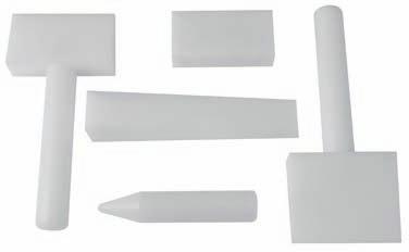 Tassello in teflon rettangolare Small block for body work Serie attrezzi in teflon per lavori di carrozzeria pcs.