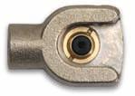 Sliding brass coupler for Tecalamit grease nippers - hex.