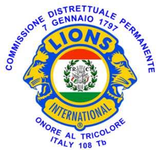 THE INTERNATIONAL ASSOCIATION OF LIONS CLUBS DISTRETTO Italy 108 Tb COMMISSIONE DISTRETTUALE PERMANENTE