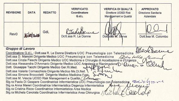 REGIONE LAZIO AZIENDA UNITA SANITARIA LOCALE RIETI UOC Pneumologia con Telemedicina Direttore Dott.ssa Rita Le Donne PROCEDURA GESTIONE DEL PAZIENTE CON INSUFFICIENZA RESPIRATORIA IN OSPEDALE Rev.