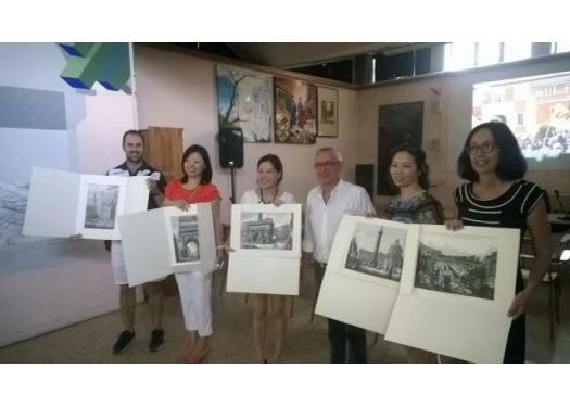 Studenti cinesi in visita al Liceo Artistico Cantalamessa SCUOLA E UNIVERSITÀ di Picchio News del 03/08/2016 Nei giorno scorsi il Liceo Artistico G.