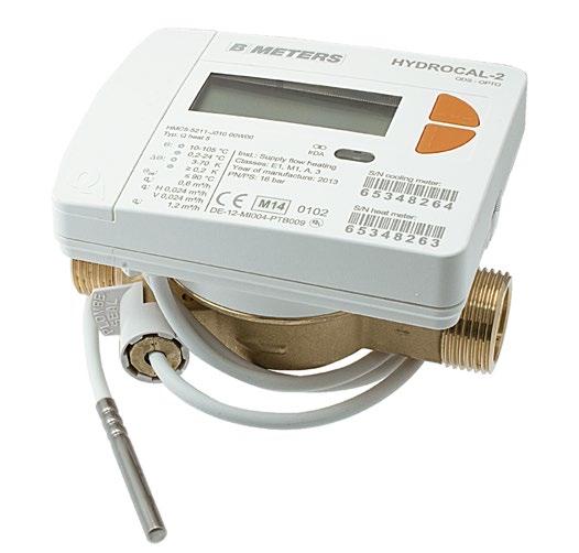 Contatori di calore versione compatta Compact heat meters version HYDROCAL-2 è un contatore di calore compatto che misura l energia termica consumata per il riscaldamento o il raffreddamento da un