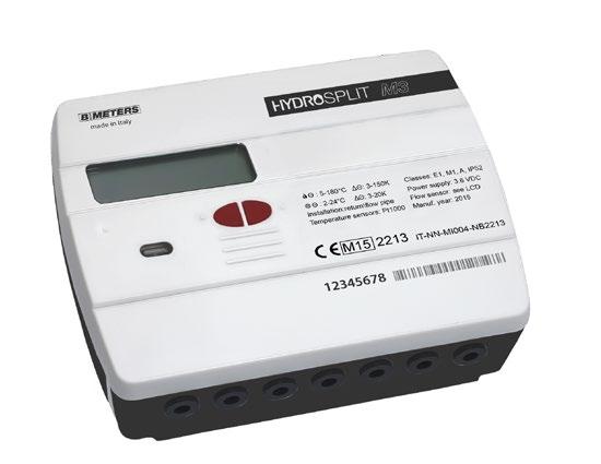 Contatori di calore versione separata Separated heat meters version HYDROSPLIT-M3 è un contatore di calore in versione separata da installare in impianti dove non è possibile l utilizzo del contatore