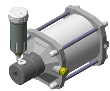 Moltiplicatori di Pressione Aria/Olio tipo 100 Pressioni di esercizio da 160 a 3 bar Air/Oil pressure multipliers, type 100 Working pressures from 160 to 3 bar Disponibili in 16 modelli N.