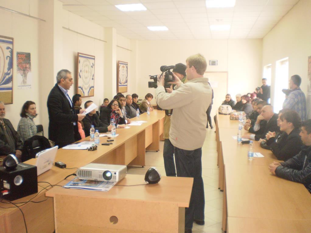 Conferenza stampa presso il Museo Academician Yordan Ivanov in occasione dell inaugurazione della mostra.