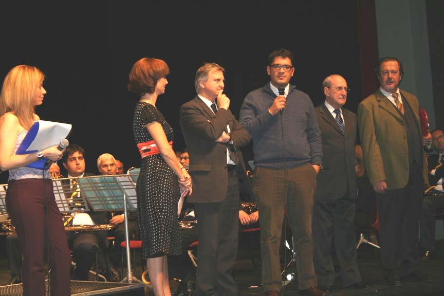 Il Consigliere Regionale ROBERTO TENTONI (terzo da sinistra) ha portato il saluto del Presidente della Regione Piemonte L Assessore Provinciale