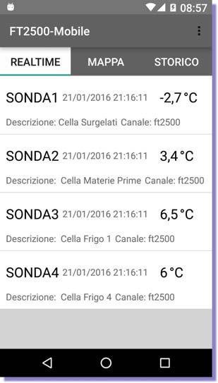 Si può inoltre decidere di scaricare le temperature tutte, in una volta