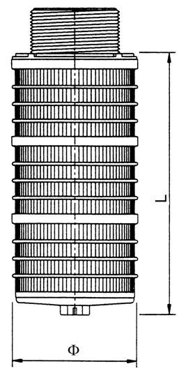 Accessori Bombole Diffusori cilindrici In materiale PP; Con attacco filettato 2, 3 o 4 ; Con fessure 0,2 o 0,5 mm.