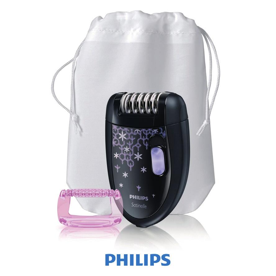 Epilatore Philips 918600394 Dischi e pinzette per rimuovere i peli senza strapparli, rimuovi peli corti fino a 0,5 mm.
