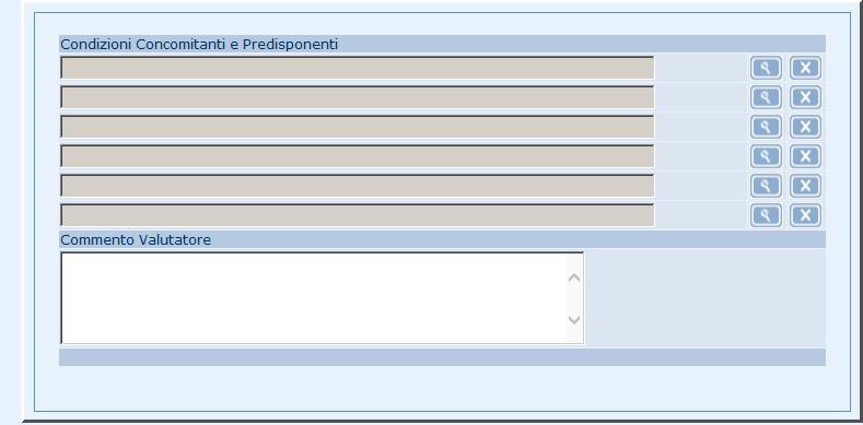 Condizioni concomitanti o predisponenti La compilazione delle cartelle Farmaci concomitanti e Condizioni concomitanti predisponenti fornisce informazioni utili per la valutazione del caso, ad esempio