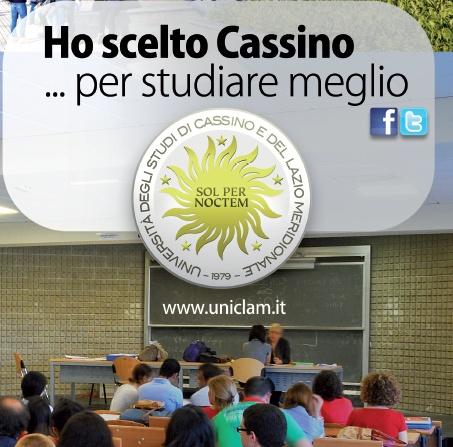 Riferimen9 Corso di Studi - - > scienze dell educazione Sede didasca: - Cassino, Campus Folcara Coordinatore del