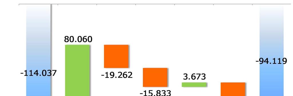 Posizione Finanziaria Netta e Cash Flow = +19.