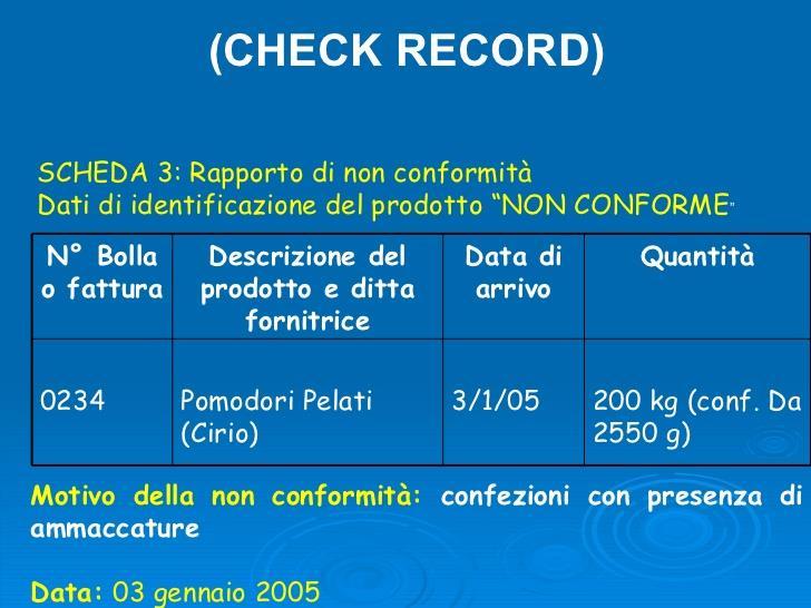 procedure di registrazione