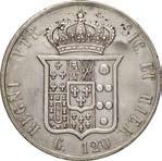 753 754 753 FRANCESCO II (1859-1860) PIASTRA 1859 D/Testa nuda a s.