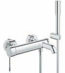 GROHE Essence Doccia & Vasca - Doccia 33 636 001 Miscelatore esterno doccia 19 286 001 + 35 501 000 Miscelatore incasso doccia senza corpo incasso monocomando universale Rapido E cod.