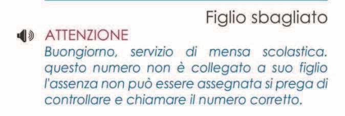 visibile all'utente il sistema non riconosce alcun nominativo e non effettua alcuna registrazione.