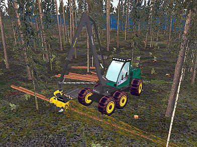 , 1995 Harvester: peculiarità Simulatore per l addestramento Cabina ad elevata