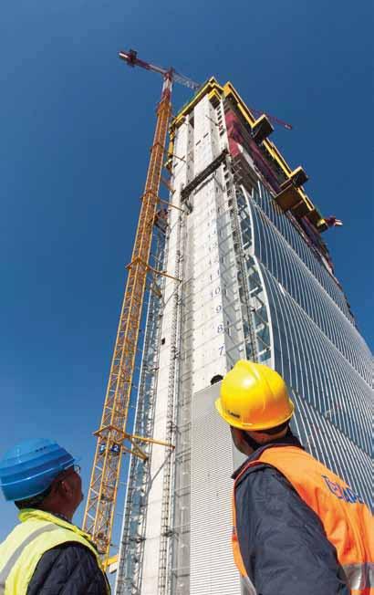 ADDITIVI PER CALCESTRUZZI Per realizzare la torre Allianz Mapei e Unical hanno allacciato una stretta collaborazione, iniziata nell agosto del 2012 dopo il getto delle fondazioni.
